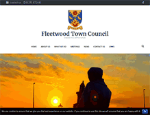 Tablet Screenshot of fleetwoodtowncouncil.org